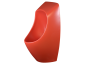 Mobile Preview: Wasserloses Urinal Keramik rot matt