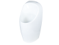 Mobile Preview: kleines Keramik Urinal weiß glänzend ohne Wasser